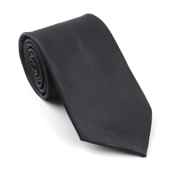 Tie-Plain Black