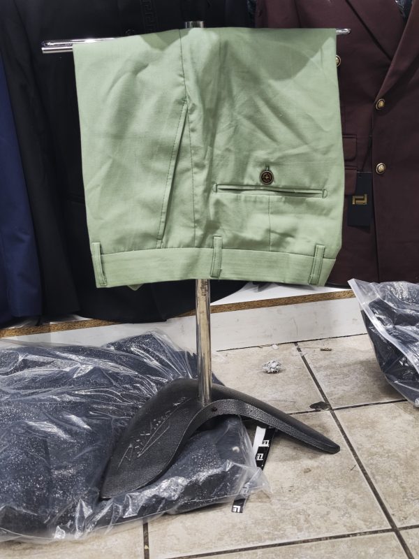 Suit For Men Three Piece Light Green - Foisen Lin - Image 6