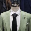 Suit For Men Three Piece Light Green - Foisen Lin - Image 4