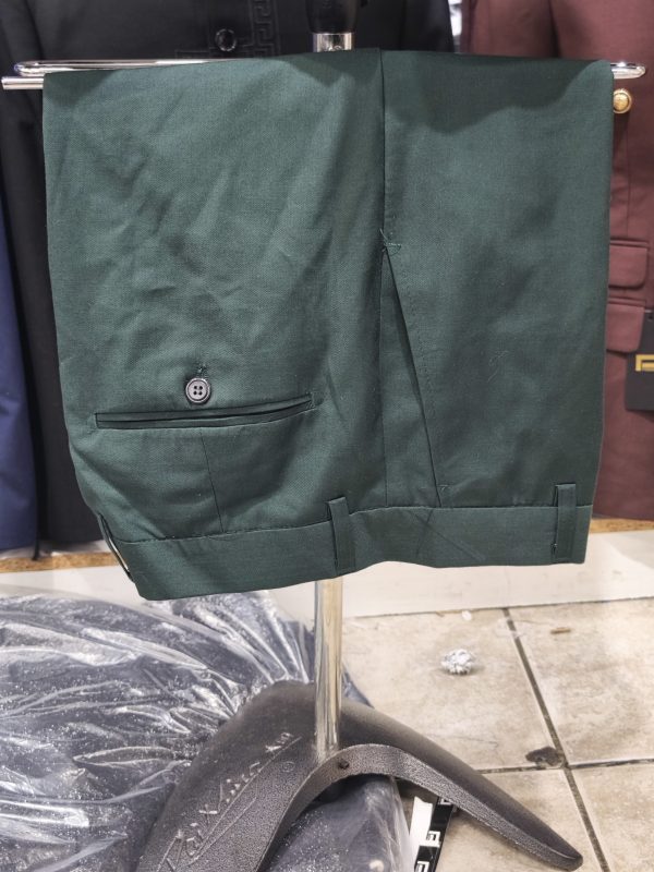 Suit For Men Three Piece Dark Green - Foisen Lin - Image 5