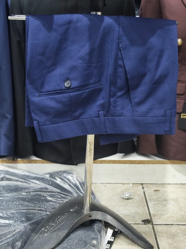 Suit For Men Three Piece Navy Blue - Foisen Lin - Image 5