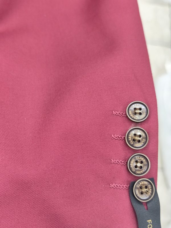 Suit For Men Three Piece Maroon - Foisen Lin - Image 6