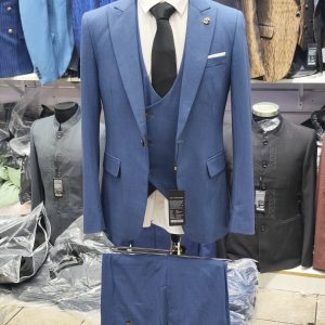Suit For Men Three Piece Blue - Foisen Lin