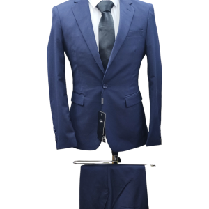 Two Piece Suit for Men One Button - Blue