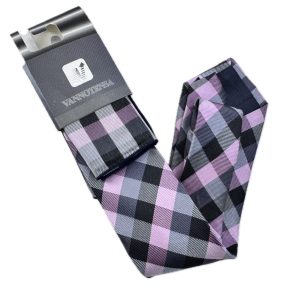 Two Piece Tie - Pocket Square and Tie (pink)
