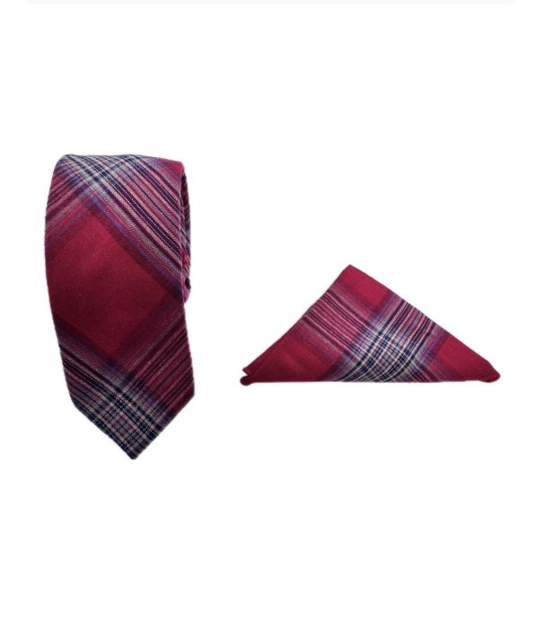 Two Piece Tie - Pocket Square and Tie - Image 2