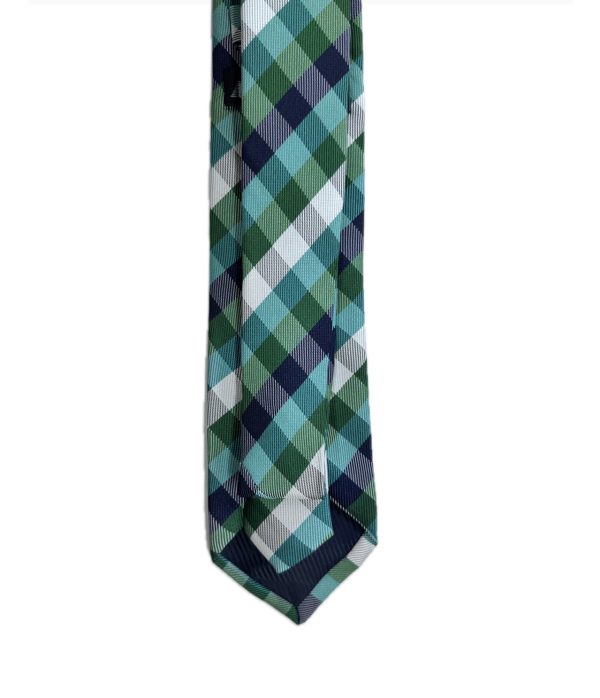 Two Piece Tie - Pocket Square and Tie (green) - Image 5