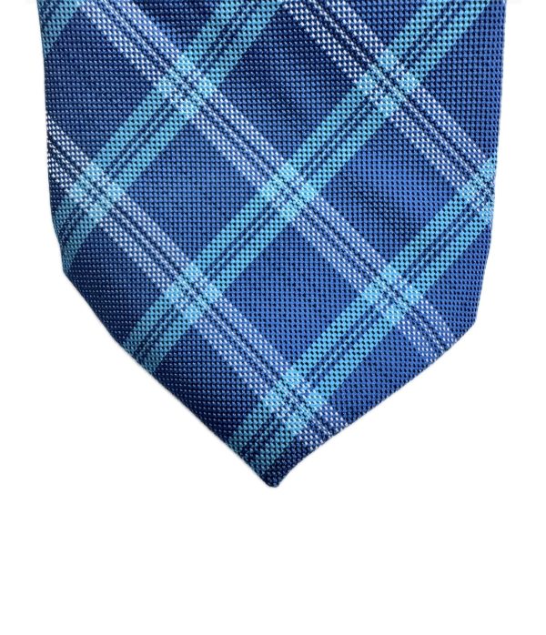 Two Piece Tie - Pocket Square and Tie (blue) - Image 3