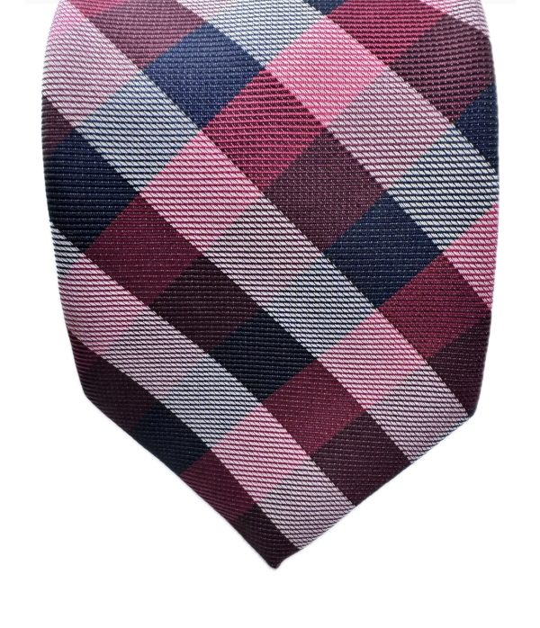 Two Piece Tie - Pocket Square and Tie (maroon) - Image 3