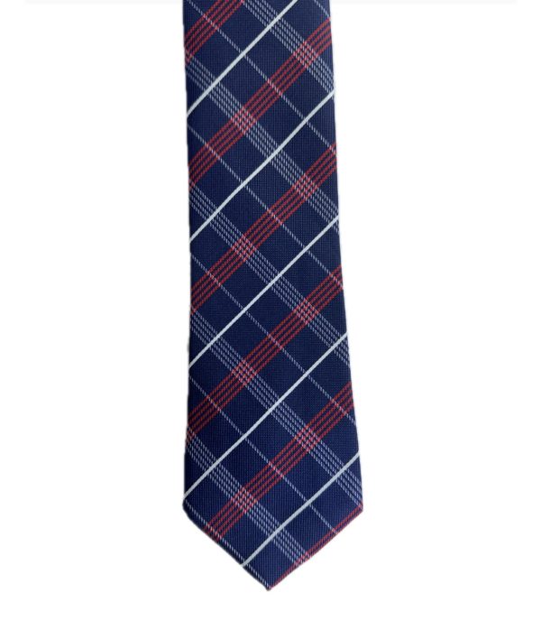 Two Piece Tie - Pocket Square and Tie (maroon) - Image 4