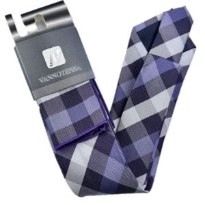 Two Piece Tie - Pocket Square and Tie (purple)