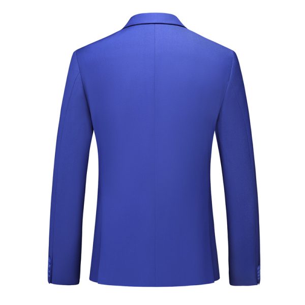 Men's Three Piece Suit - Navy Blue - Image 2