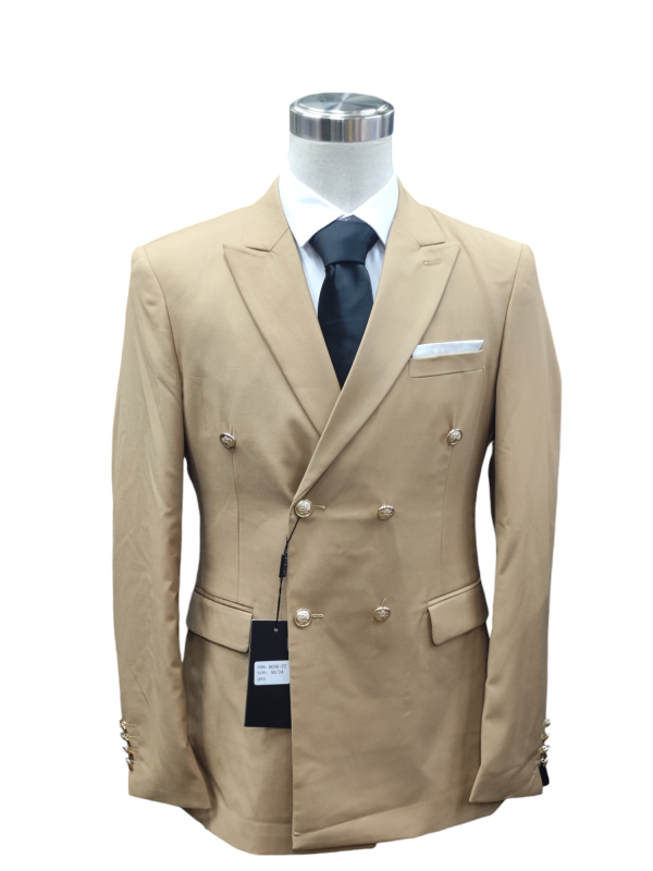 Two Piece Suit for Men - Brown - Image 3
