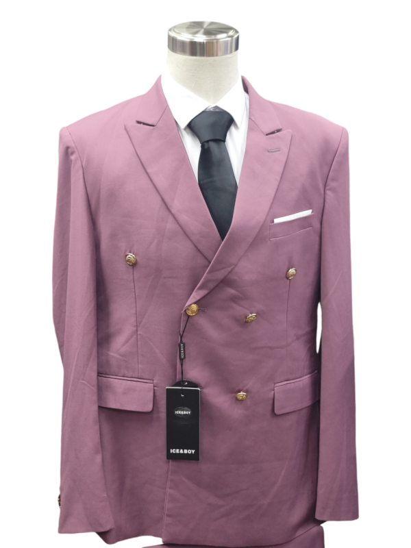 Two Piece Suit for Men - Pink - Image 3
