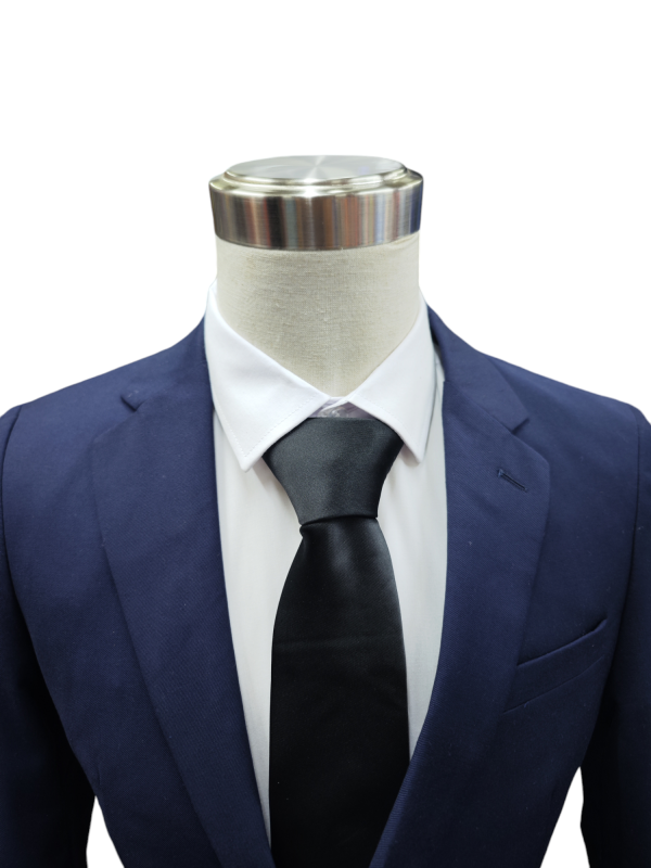 Two Piece Suit for Men One Button - Blue - Image 4