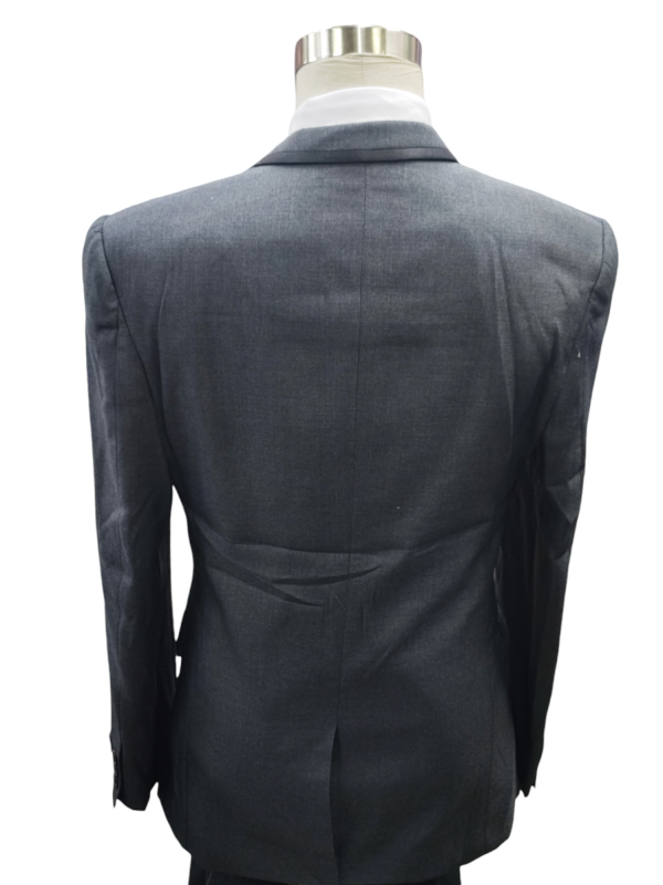 Two Piece Suit for Men One Button - Grey - Image 5
