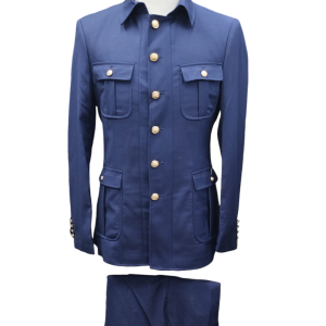 Safari Two Piece Suit for Men - Blue