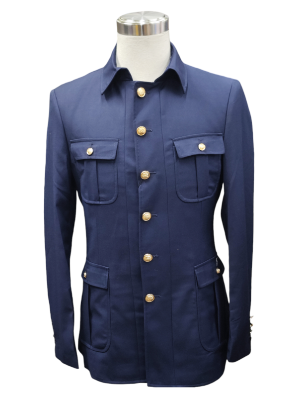Safari Two Piece Suit for Men - Blue - Image 3