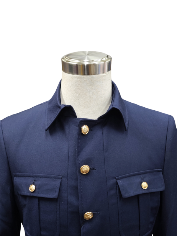 Safari Two Piece Suit for Men - Blue - Image 4