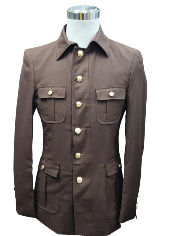 Safari Two Piece Suit for Men - Brown - Image 3