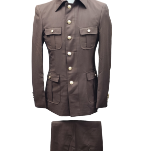 Safari Two Piece Suit for Men - Brown