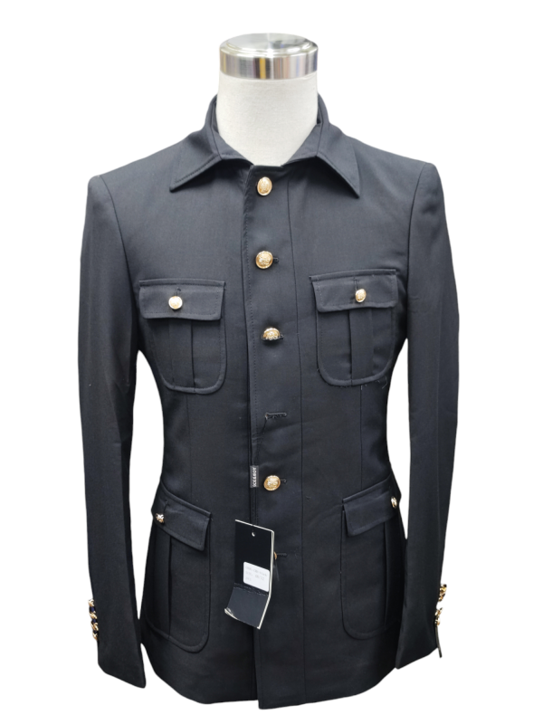 Safari Two Piece Suit for Men - Black - Image 3