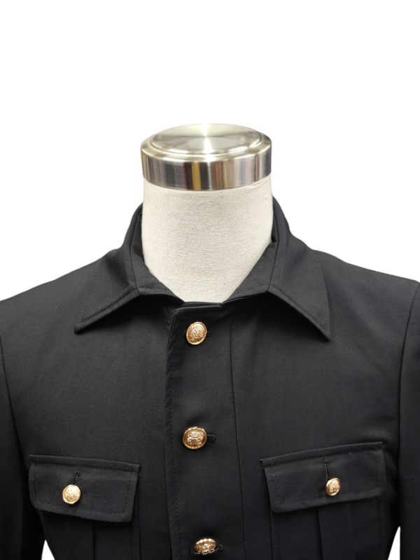 Safari Two Piece Suit for Men - Black - Image 4