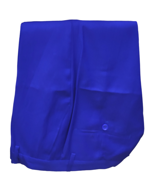 Two Button Three Piece Suit for Men - Blue - Image 7