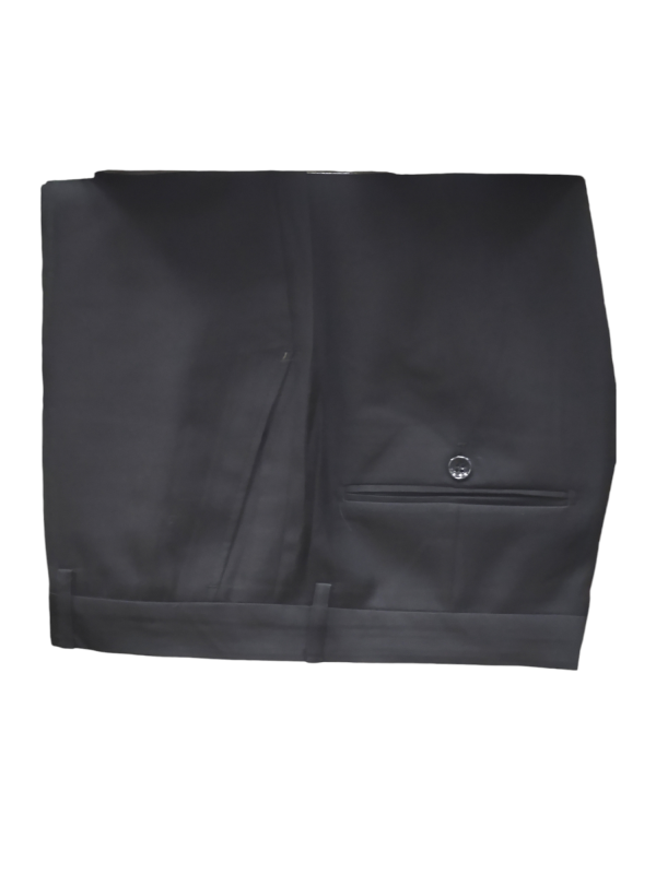 Two Button Three Piece Suit for Men - Black - Image 8