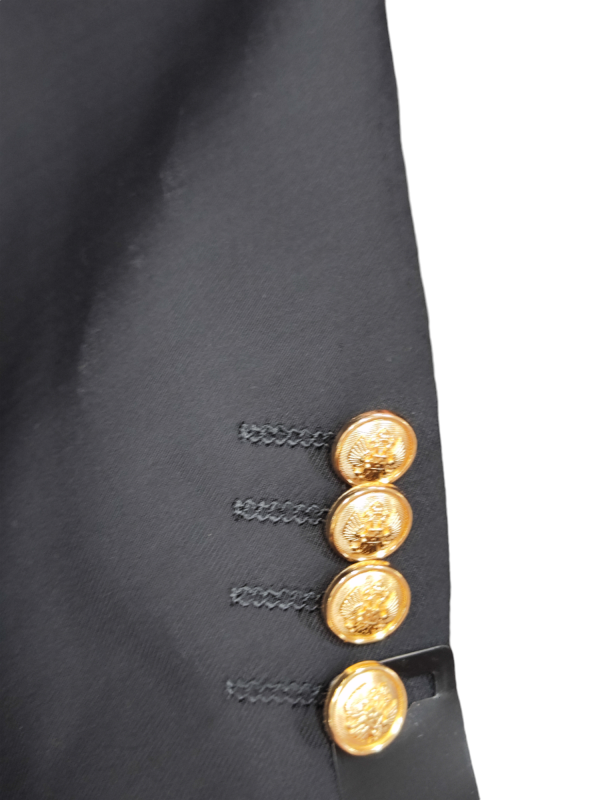 Two Button Three Piece Suit for Men - Black - Image 6