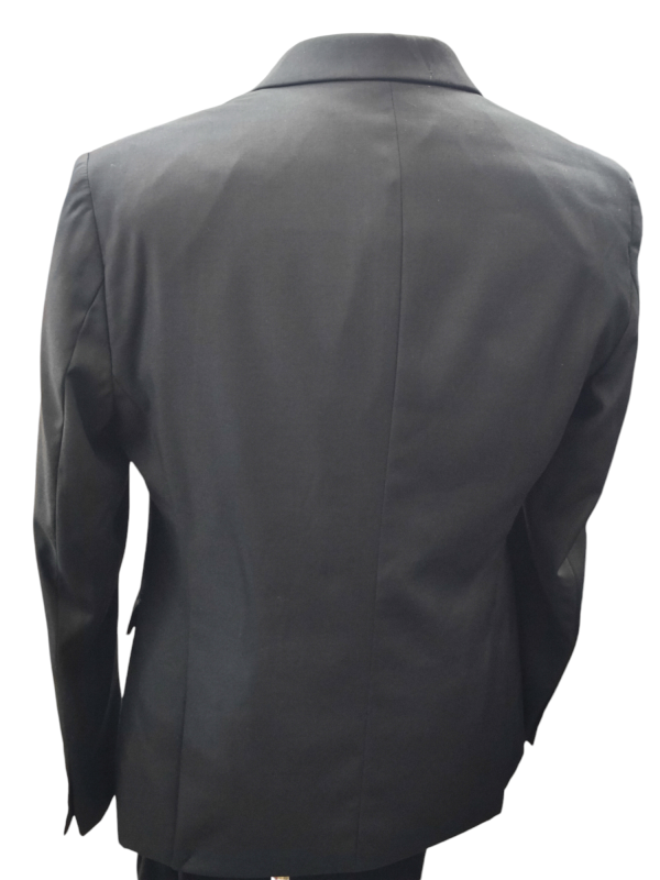 Two Button Three Piece Suit for Men - Black - Image 7