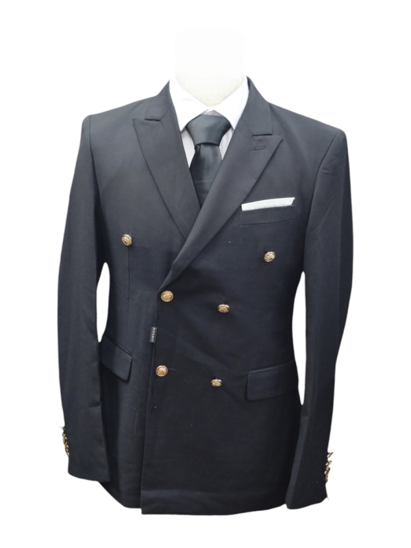 Two Piece Suit for Men - Black - Image 3