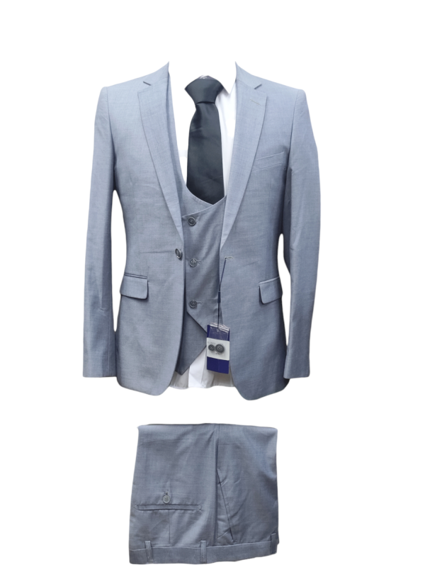 Men's Three Piece Suit - Grey