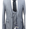 Men's Three Piece Suit - Grey - Image 4