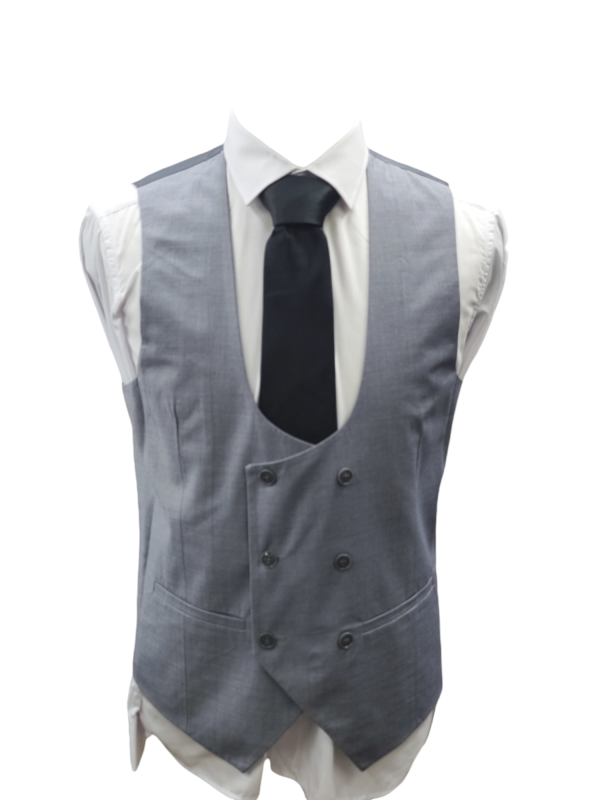 Men's Three Piece Suit - Grey - Image 6