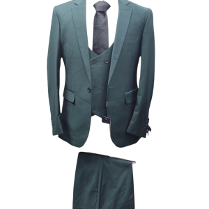 Men's Three Piece Suit - Green