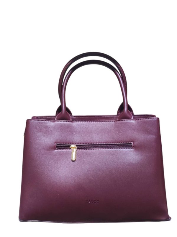 Bagco Maroon Handbag 001 - Image 6
